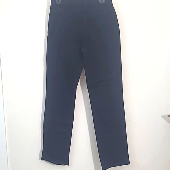 Gloria Vanderbilt Amanda black jeans Stretch straight leg highwaisted rise New - Picture 3 of 7